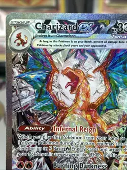 Pokemon TCG Charizard EX Obsidian Flames Holo Ultra Rare Card - Image 2