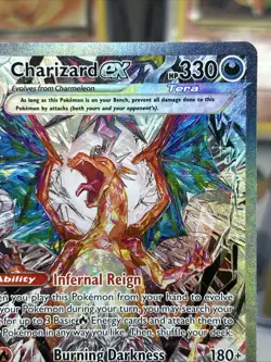 Pokemon TCG Charizard EX Obsidian Flames Holo Ultra Rare Card - Image 3