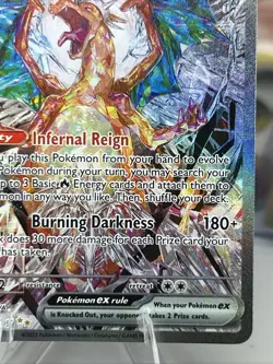 Pokemon TCG Charizard EX Obsidian Flames Holo Ultra Rare Card - Image 4