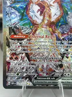 Pokemon TCG Charizard EX Obsidian Flames Holo Ultra Rare Card - Image 5