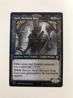 Narfi Betrayer King Showcase MTG Magic the Gathering Card NM Near Mint KHM - Image 1
