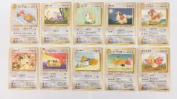 Vintage Japanese Pokemon Cards Lot of 10 Giovanni’s Nidoking Murkrow Played - Image 1
