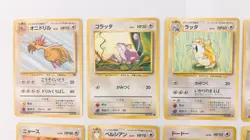 Vintage Japanese Pokemon Cards Lot of 10 Giovanni’s Nidoking Murkrow Played - Image 3
