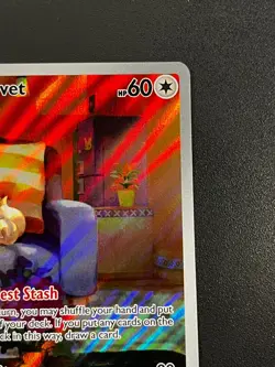Skwovet 222/198 - Scarlet & Violet Base Set IR Illustration Rare Pokemon Card NM - Image 4