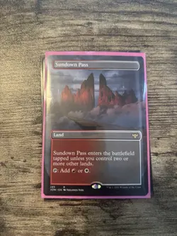 Sundown Pass (Borderless) Innistrad: Crimson Vow Regular - Image 1