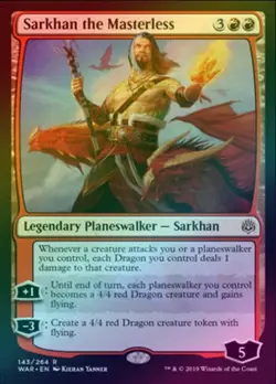 Sarkhan the Masterless (Foil) (WAR) - Image 1