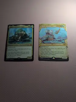Glarb, Calamity's Augur Bloomburrow Lot of 2 Extended Art And Regular - Image 1