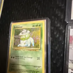 Pokemon Bulbasaur Trading Card Game Classic Holo 001/034 CLV NM Condition - Image 2