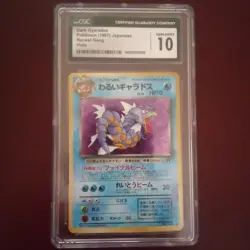 Pokemon Dark Gyarados Team Rocket Unlimited Holo Rare #8 CGC 10 Gem Mint - Image 1