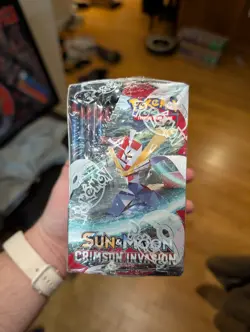 Pokemon Sun And Moon Crimson Invasion Booster Box Factory Sealed - Image 4