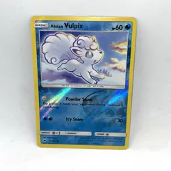 Alolan Vulpix 27/147 Reverse Holo SM Burning Shadows Pokemon TCG - Image 1