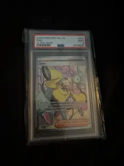 Pokemon 2023 Iono 254/193 Paldea Evolved Ultra Rare Holo Trainer PSA 9 - Image 1