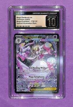 2025 Mega Evolution Gardevoir ex CGC PRISTINE 10 178/132 - Image 1