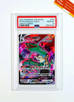 Pokemon PSA 10 Rayquaza Vmax #252 CSR s8B Vmax Climax 2021 Japanese - Image 1