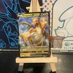 Dragonite V 049/078 Holo Pokemon GO Pokemon NM - Image 2