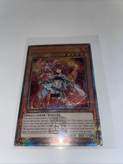 Yu-Gi-Oh! Hiita The Fire Channeller Quarter Century Secret DUNE-ENP26 1st Ed - Image 1