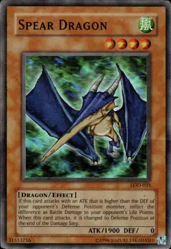 Spear Dragon - Super Rare LOD-035 - HP - YuGiOh - Image 1