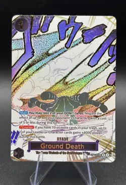 Ground Death (Alternate Art) OP14-096 Rare The Azure Sea's Seven One Piece 🔥 - Image 1