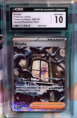 Pokemon CGC 10 Grusha Special Illustration Rare From Paldea Evolved - 268/193 - Image 1