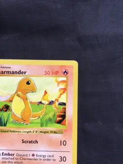 Pokemon Cards: Base Set 1st Edition Common: Charmander 46/102 - Image 3