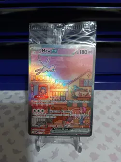 2023 Pokemon Mew Ex 053 Scarlet & Violet 151 UPC Promo Holo Rare Card *SEALED* - Image 1