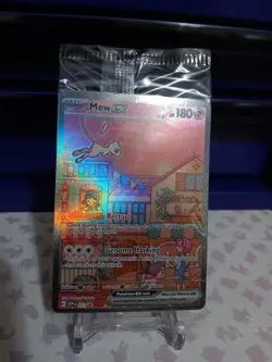 2023 Pokemon Mew Ex 053 Scarlet & Violet 151 UPC Promo Holo Rare Card *SEALED* - Image 2