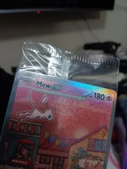2023 Pokemon Mew Ex 053 Scarlet & Violet 151 UPC Promo Holo Rare Card *SEALED* - Image 4