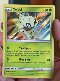 POKEMON CELEBI 4/236 RARE HOLOFOIL UNIFIED MINDS NM CARD - Image 1
