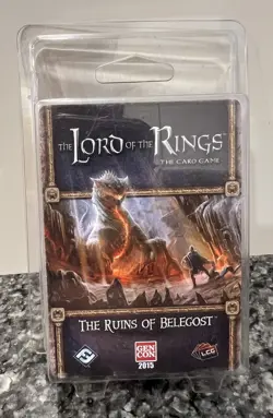 LORD OF THE RINGS LCG Card Game GENCON The Ruins Of Belegost Complete Scenario - Image 1