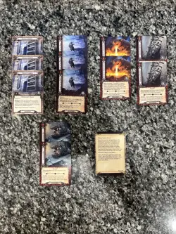 LORD OF THE RINGS LCG Card Game GENCON The Ruins Of Belegost Complete Scenario - Image 5