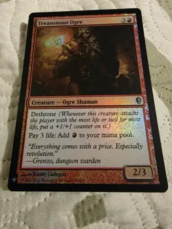 Treasonous Ogre #36 *Foil* (LP) - The List Reprints MTG - Image 2
