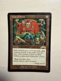 Coat of Arms - Exodus - MTG - Artifact Rare Colorless English - 1998 - Image 1