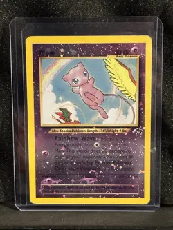 Mew 01/18 Southern Islands Reverse Holographic Pokemon Card - Image 1