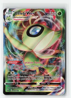 CELEBI VMAX 008/198 CHILLING REIGN POKEMON TCG NM - Image 1