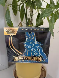 Pokemon TCG Mega Evolution Lucario ETB Elite Trainer Box - New Sealed - Image 1