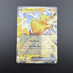 Pokemon Pikachu Ex 63/193 Paldea Evolved Holo Double Rare NM/MINT - Image 1