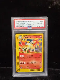 Pokemon Rapidash Holo 1st Edition Expedition 105/128 PSA 10 (Japanese) - Image 1