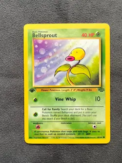 Pokemon Bellsprout 49/64 Jungle 1st Edition 1999 TCG - Image 1