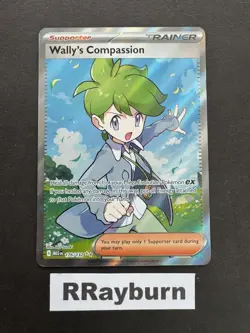Pokemon Wally's Compassion 176/132 Me01: Mega Evolution Illustration Rare Holo - Image 1