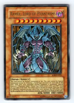 Yugioh Raviel, Lord of Phantasms SOI-EN003 Ultra Rare - NM-MINT 💎 - Image 1