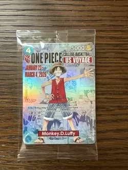 Monkey.D.Luffy (055) (College Basketball US Voyage) P-055 One Piece Promotion... - Image 1
