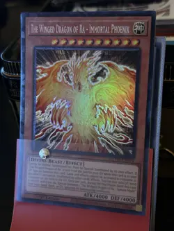 Yugioh The Winged Dragon of Ra-Immortal Phoenix MZTM-074 Collector's Rare 1st Ed - Image 1