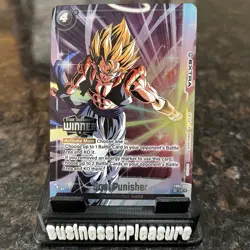 Gogeta Soul Punisher FB05-116 Alt Art WINNER Foil Dragon Ball Super Card Game NM - Image 1