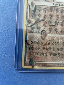 Alph Lithograph FOUR Triumphant Ultra Rare Lightly Played Pokemon Card - Image 5