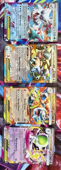 Pokemon TCG English Mega Ex And Holo Rare Lot Of 12 NM Cards - Image 3