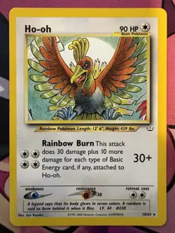 Ho-oh 18/64 Neo Revelation Regular Pokemon Card - Image 1