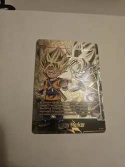Dragon Ball Super Fusion World Energy Marker Card Gold E-17 Son Goku - Image 1
