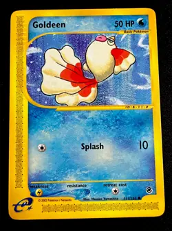 Goldeen 111/165 LP Pokemon Expedition Card Light Play - Image 1