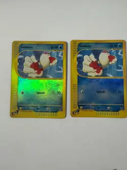 (2) Goldeen 111/165 Pokemon Cards Expedition Base Set Reverse Holo Rare TCG LP - Image 1