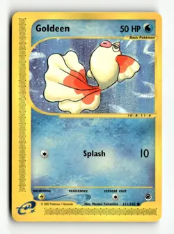 Goldeen Common Normal Expedition 111/165 LP Pokemon TCG - Image 1